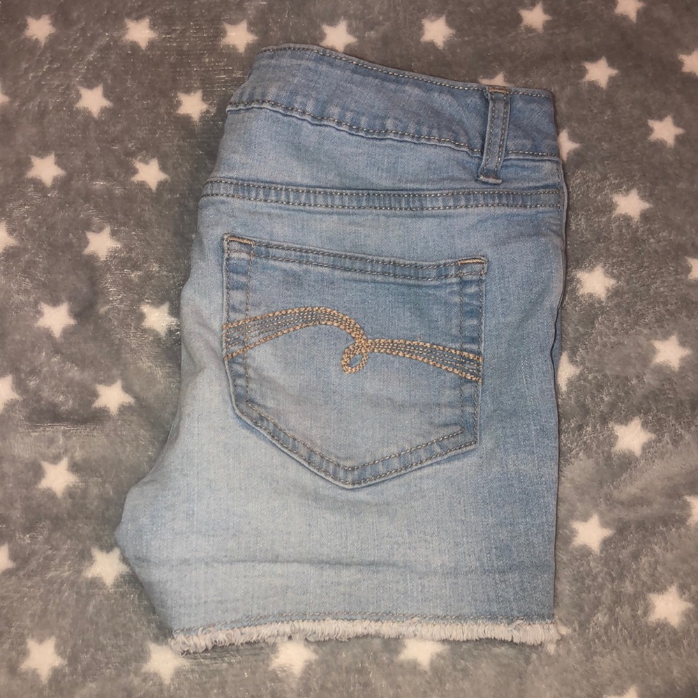 Justice super short 5 pocket jeans